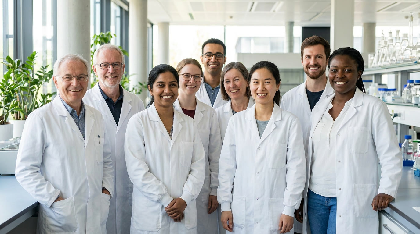 Microbiologistes Aquatycia au travail sous hotte à flux laminaire dans le laboratoire accrédité COFRAC