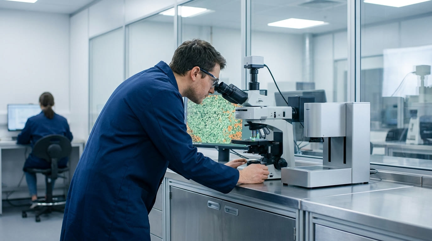 Vue du plateau technique du laboratoire Aquatycia avec instruments d'analyse