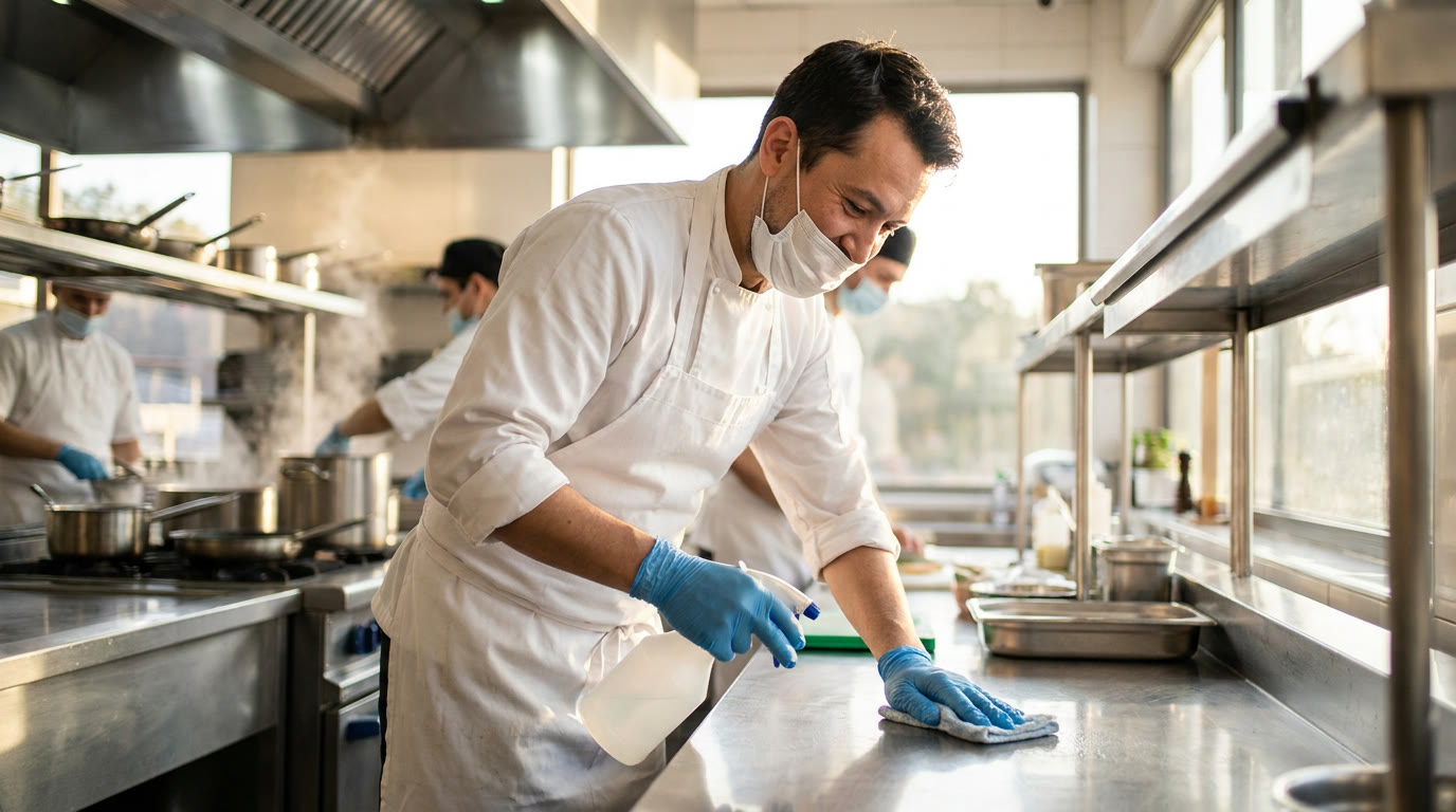 Cuisine professionnelle et atelier de production agroalimentaire